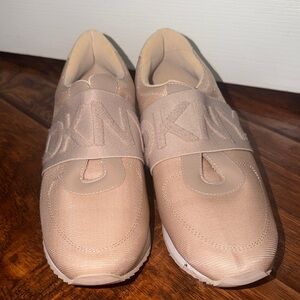 DKNY Women's Slip-On Athletic Sneakers in Blush Pink
